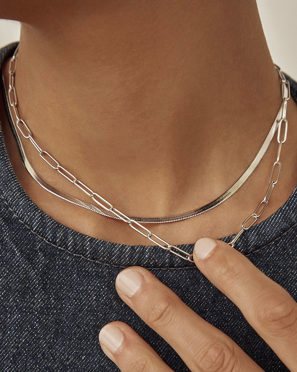 Valencia Stacking Chain - Silver