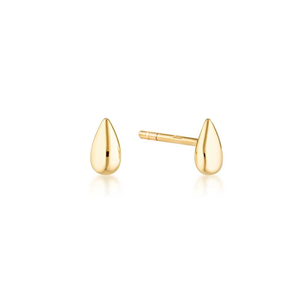 Petal Stud Earrings - Gold