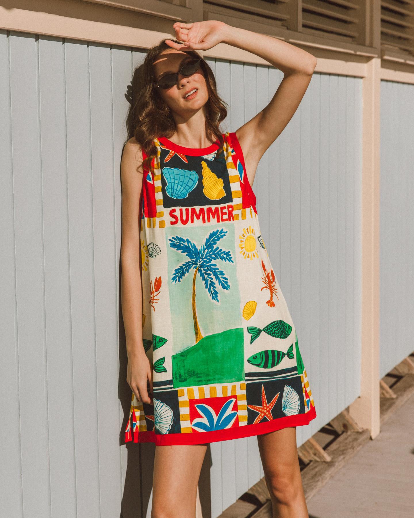 Soleil Summer Dress- Print
