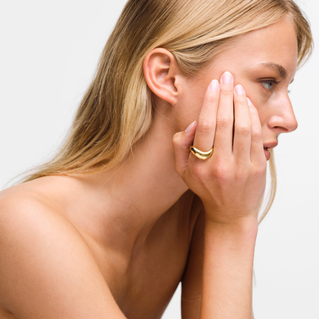 Bronte Wave Ring - Gold