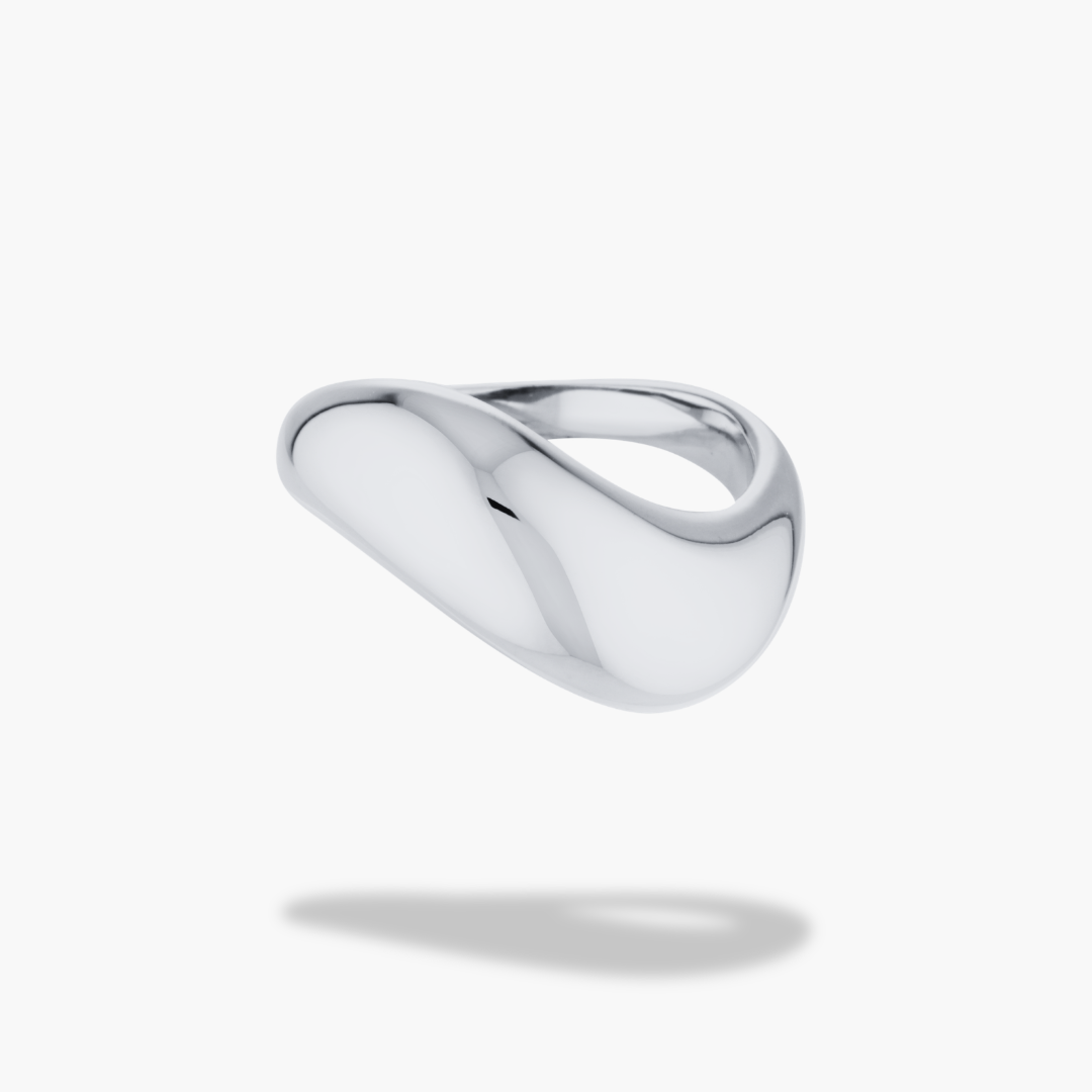 Bronte Wave Ring - Silver