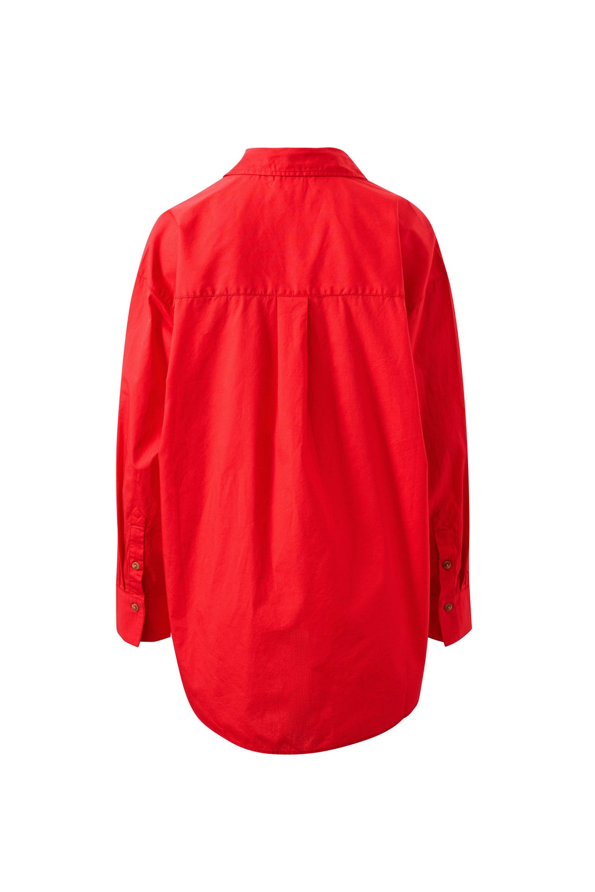 Peta Oversized Shirt - Heritage Red
