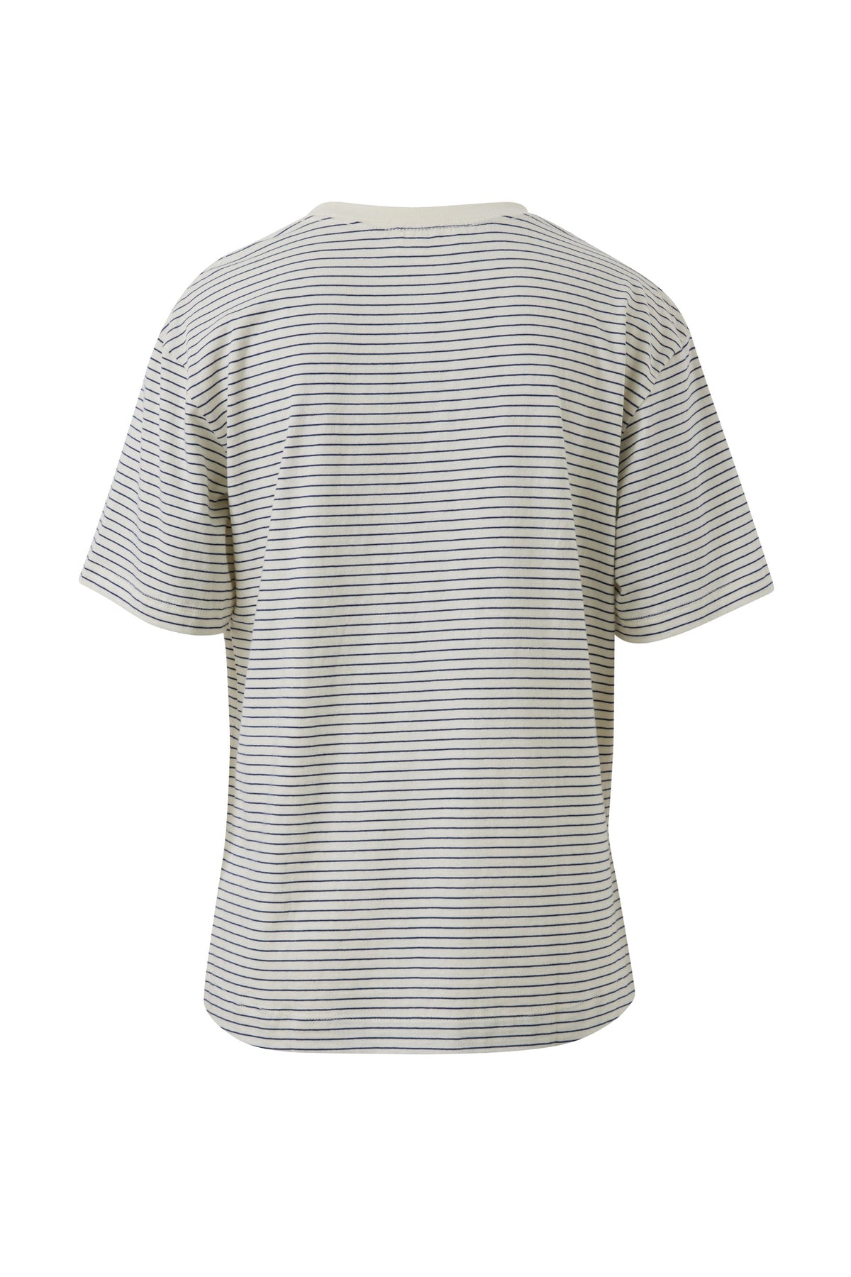 Ceres Life Stevie Slouchy Tee - Milk/Prussian Stripe/Ceres Desert Sun, view 3