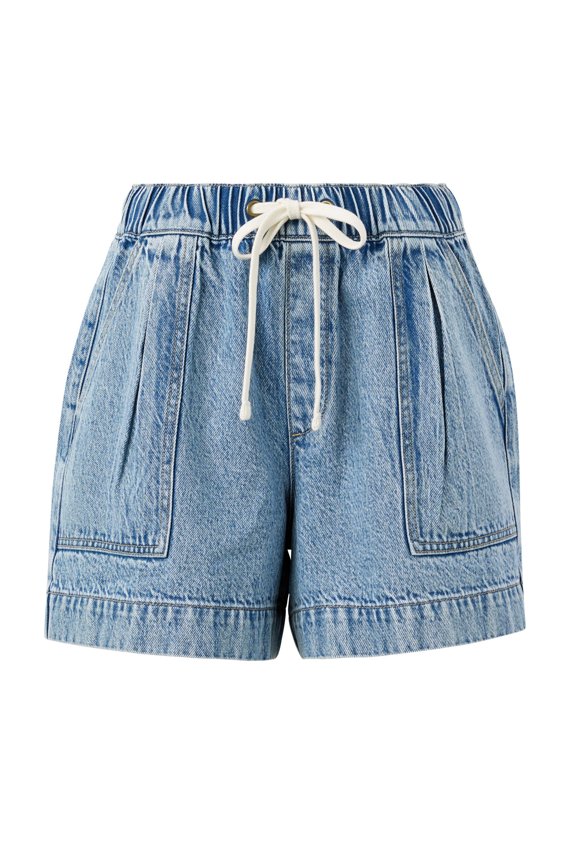 Darcy Relaxed Everyday Short, Washed Vintage Blue - image 2