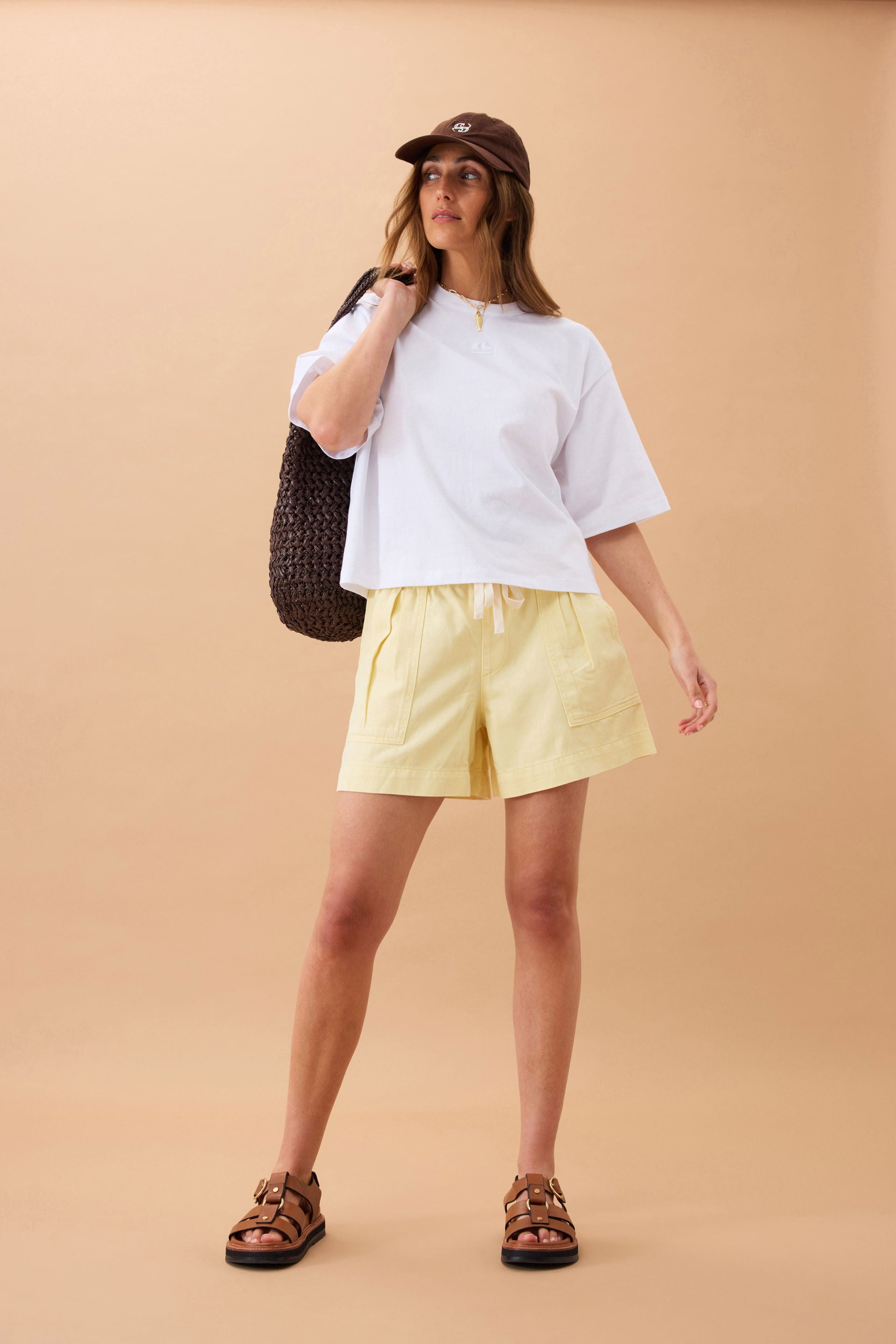 Darcy Relaxed Everyday Short - Washed Butter