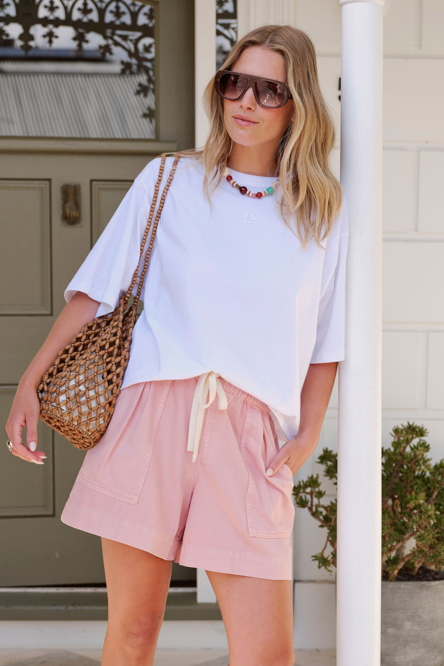 Darcy Relaxed Everyday Short - Blossom Pink