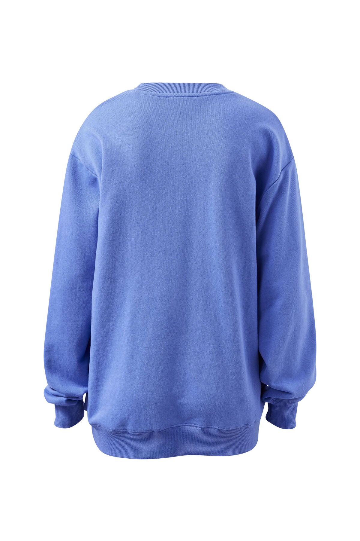 Isla Oversized Slouchy Crew  -  Vintage blue pink clay burnt toffee heritage