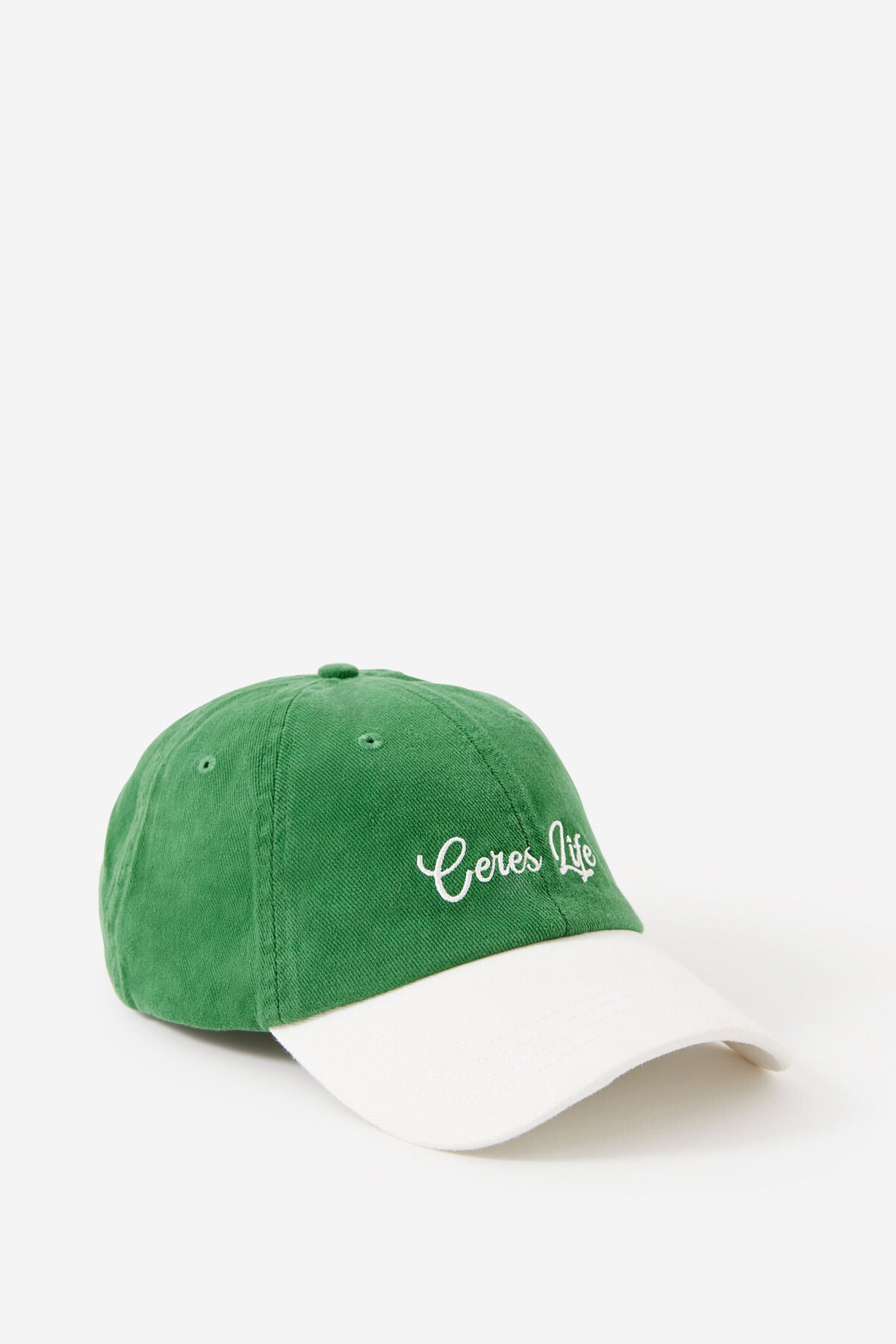 Pip Everyday Cap - heritage green/white