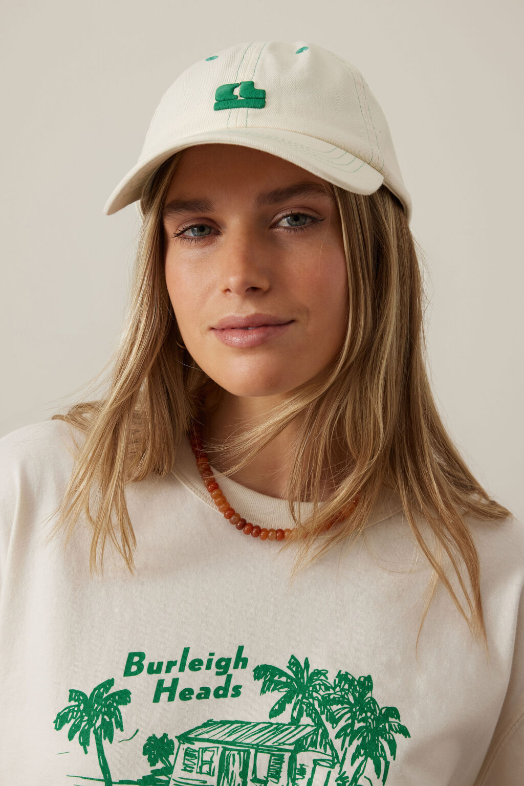 Pip Everyday Cap - Buff / Green