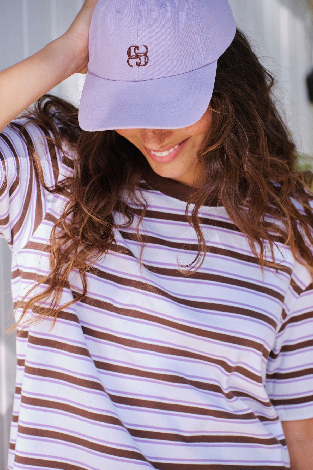 Ceres Life Pip Everyday Cap - Orchid/Milk Choc Monogram, view 2