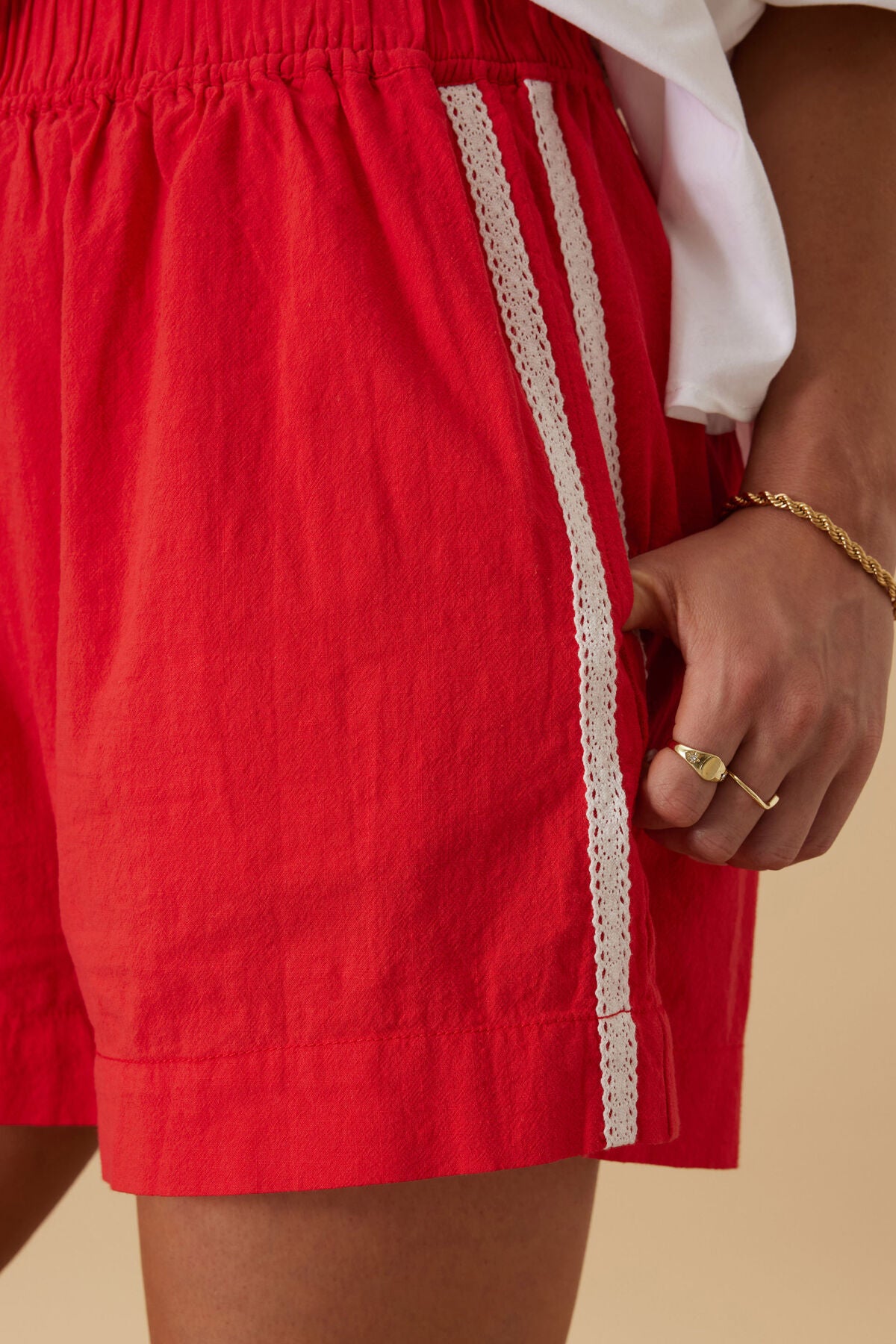 PRE ORDER- Mila Short - Heritage Red