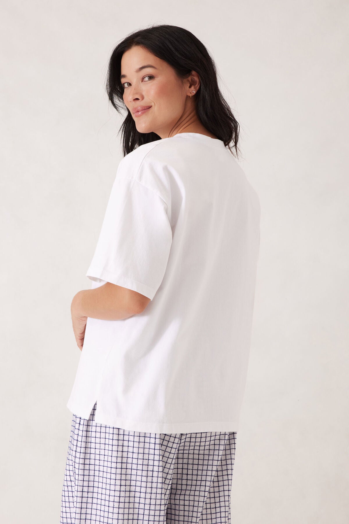 Tully Boyfriend Tee - Horizon Embroidery