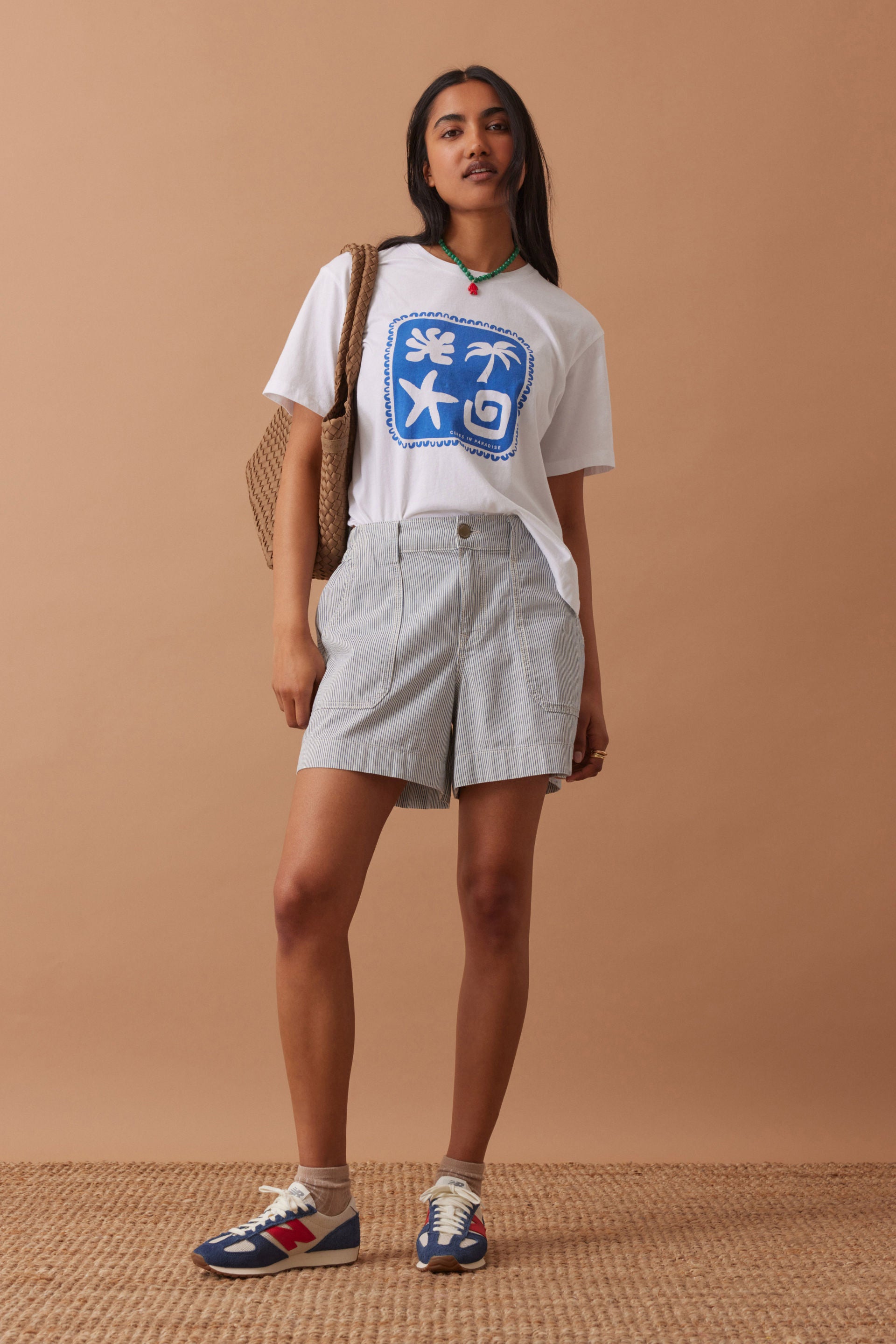 Weekender Short - Fresh blue stripe