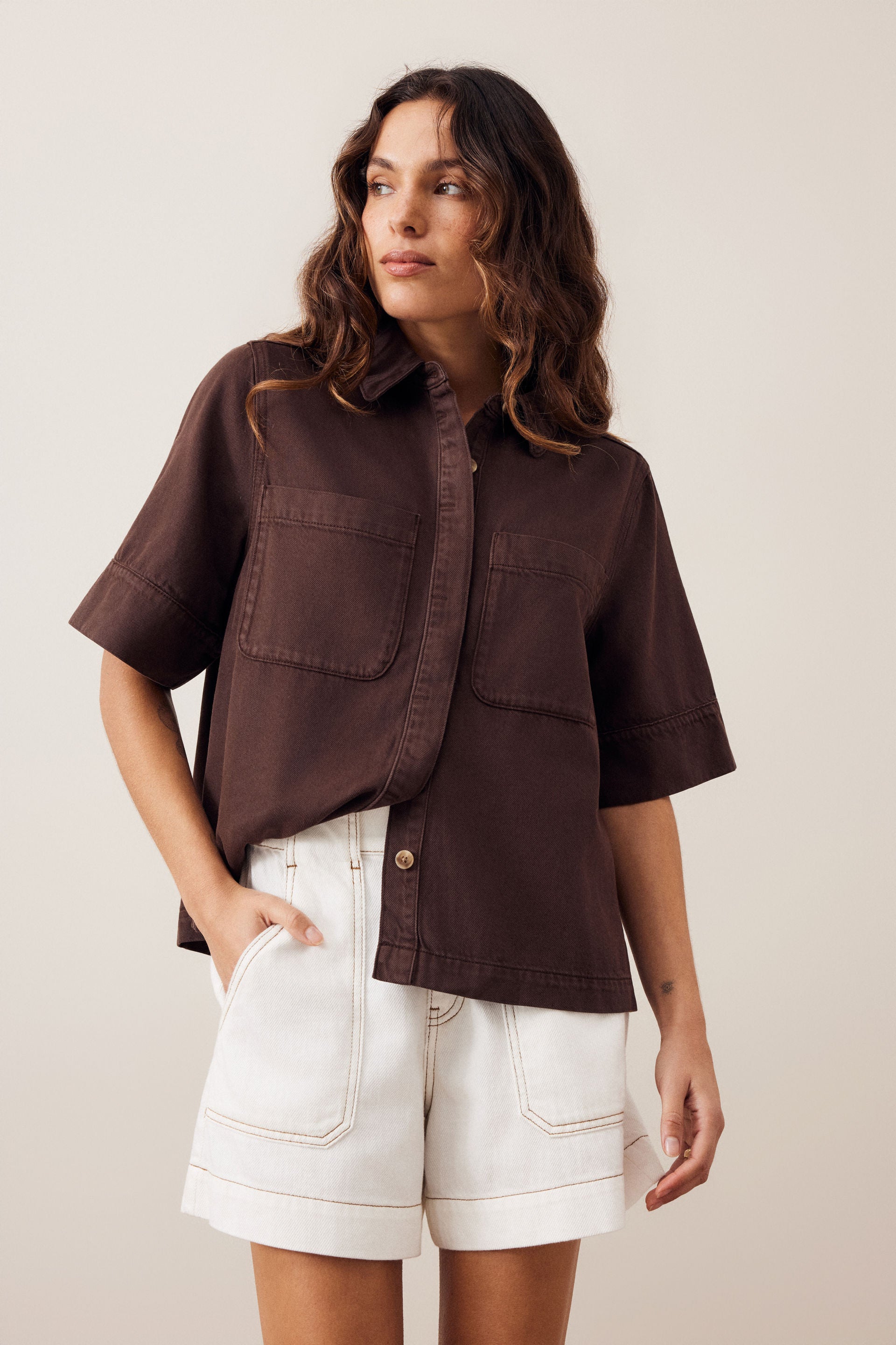 Weekender Short - Ecru