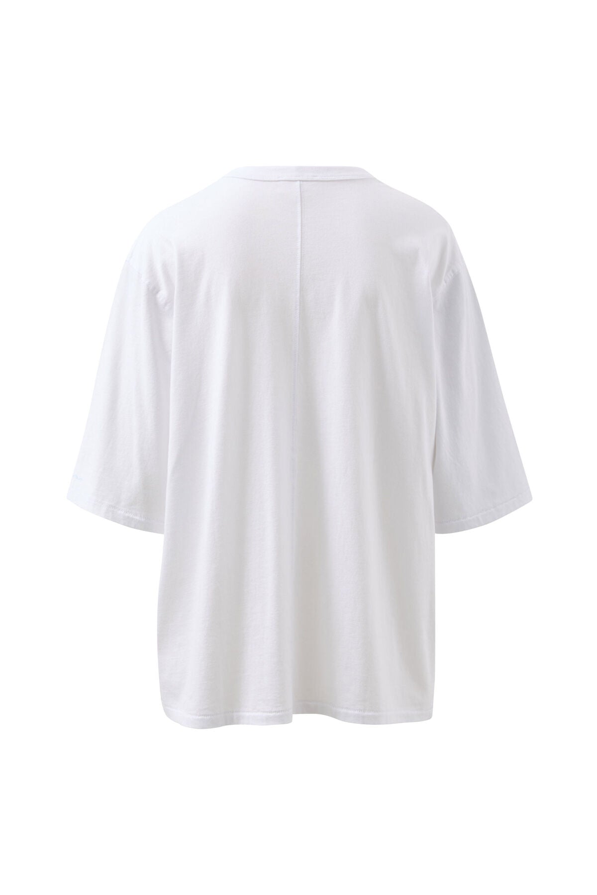 Liv Oversized Tee -  White/ceres holiday stamp