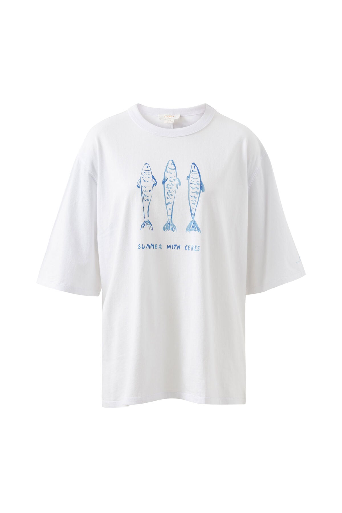 PRE ORDER - Liv Oversized Tee - Summer Fish