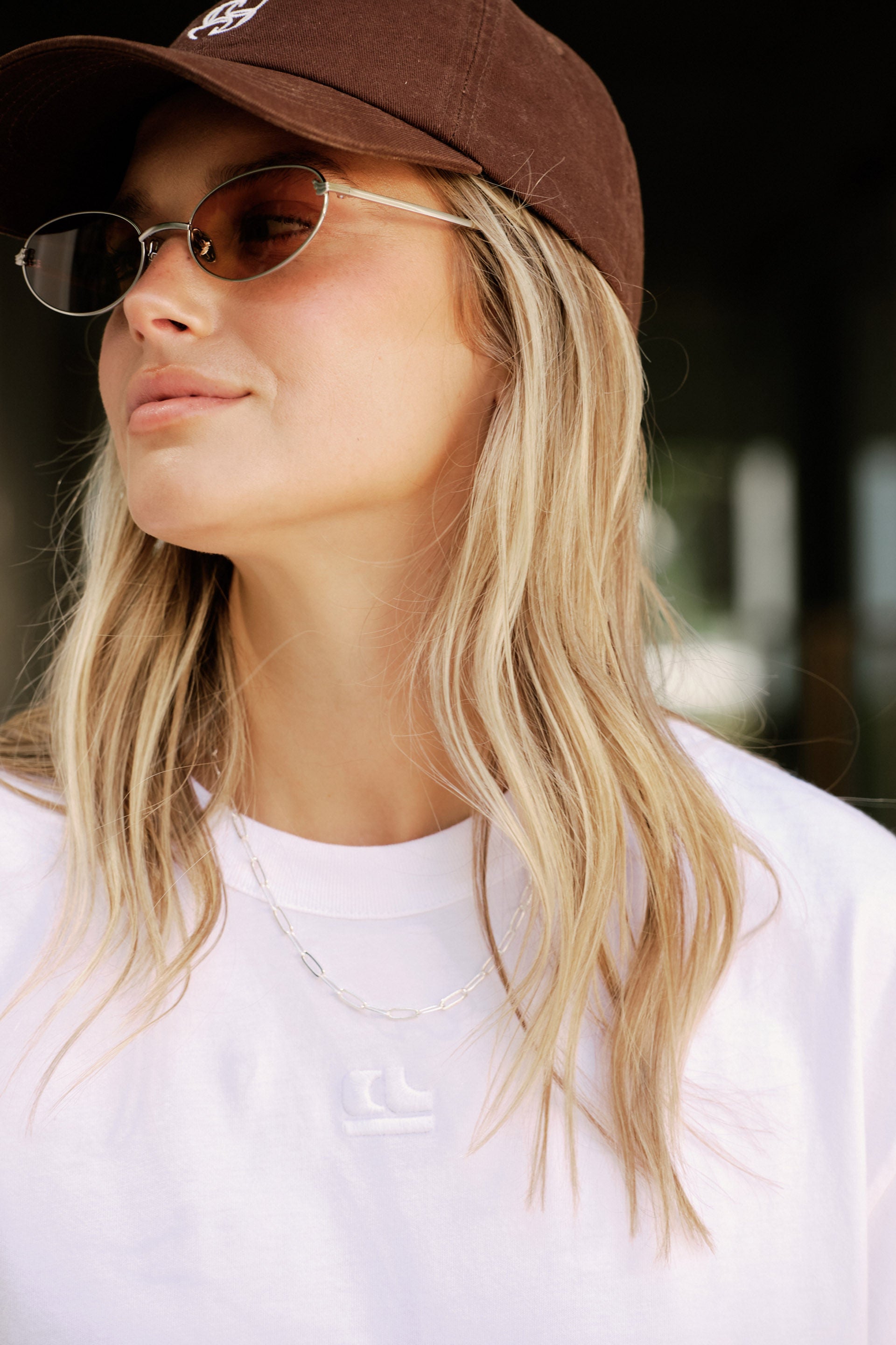 Phoebe Premium Tee -White