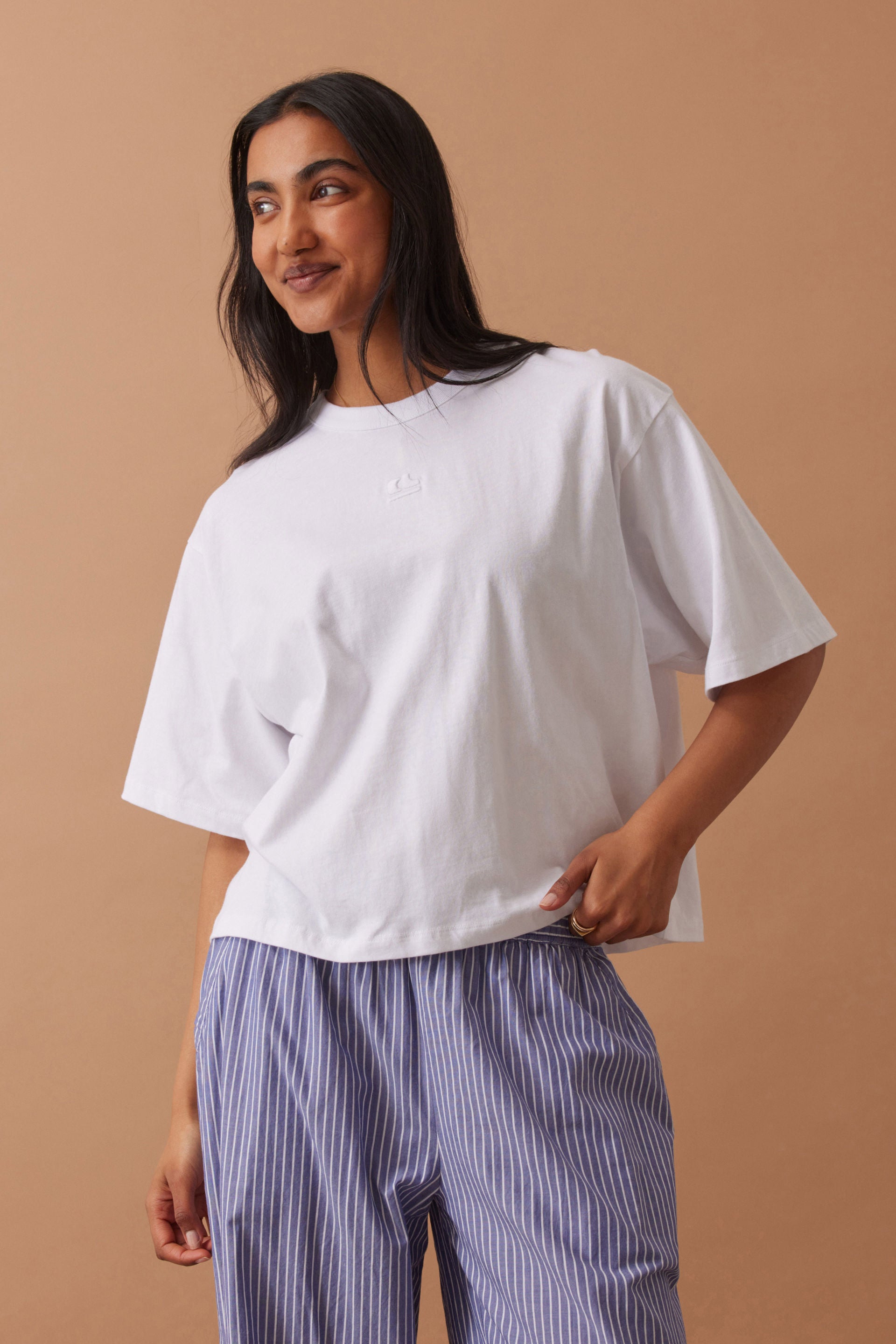 Phoebe Premium Tee -White