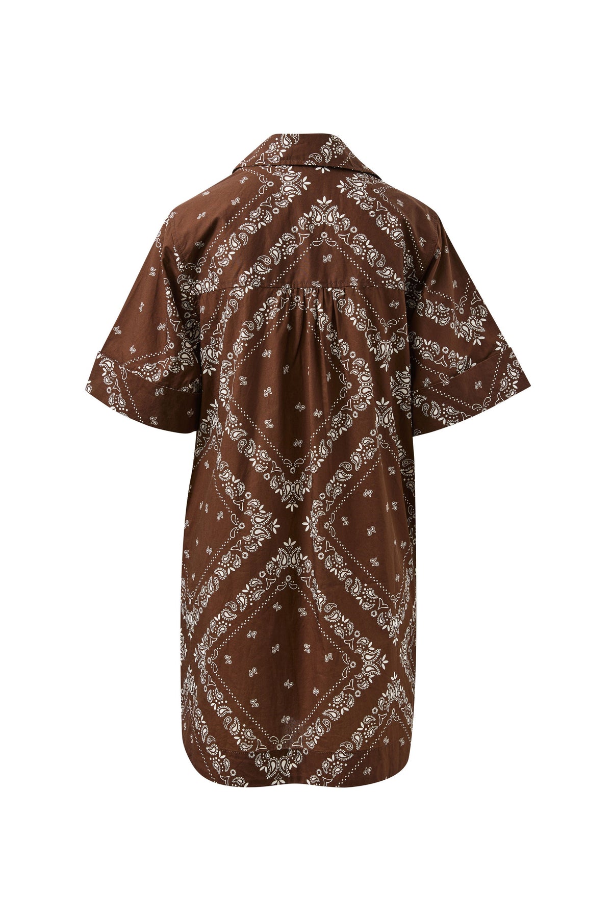 Ceres Life Sara Mini Shirt Dress - Bandana Print front