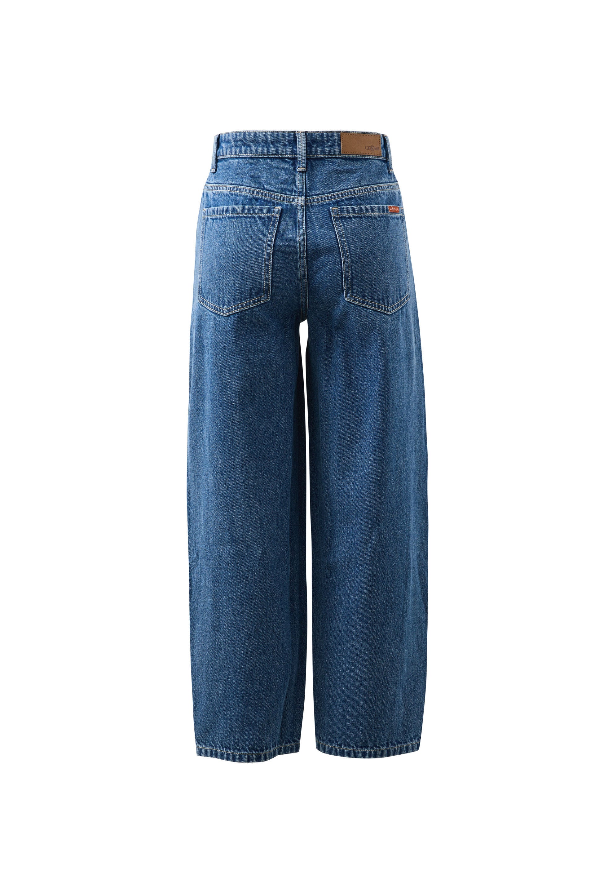Leah Tapered Barrel Jean - Fresh Indigo