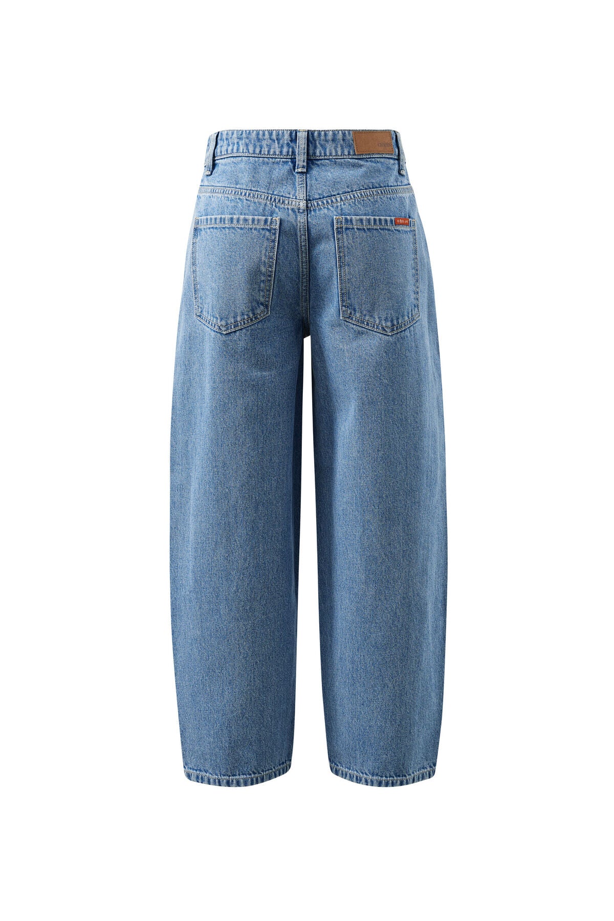 Leah Tapered Barrel Jean - Vintage Blue
