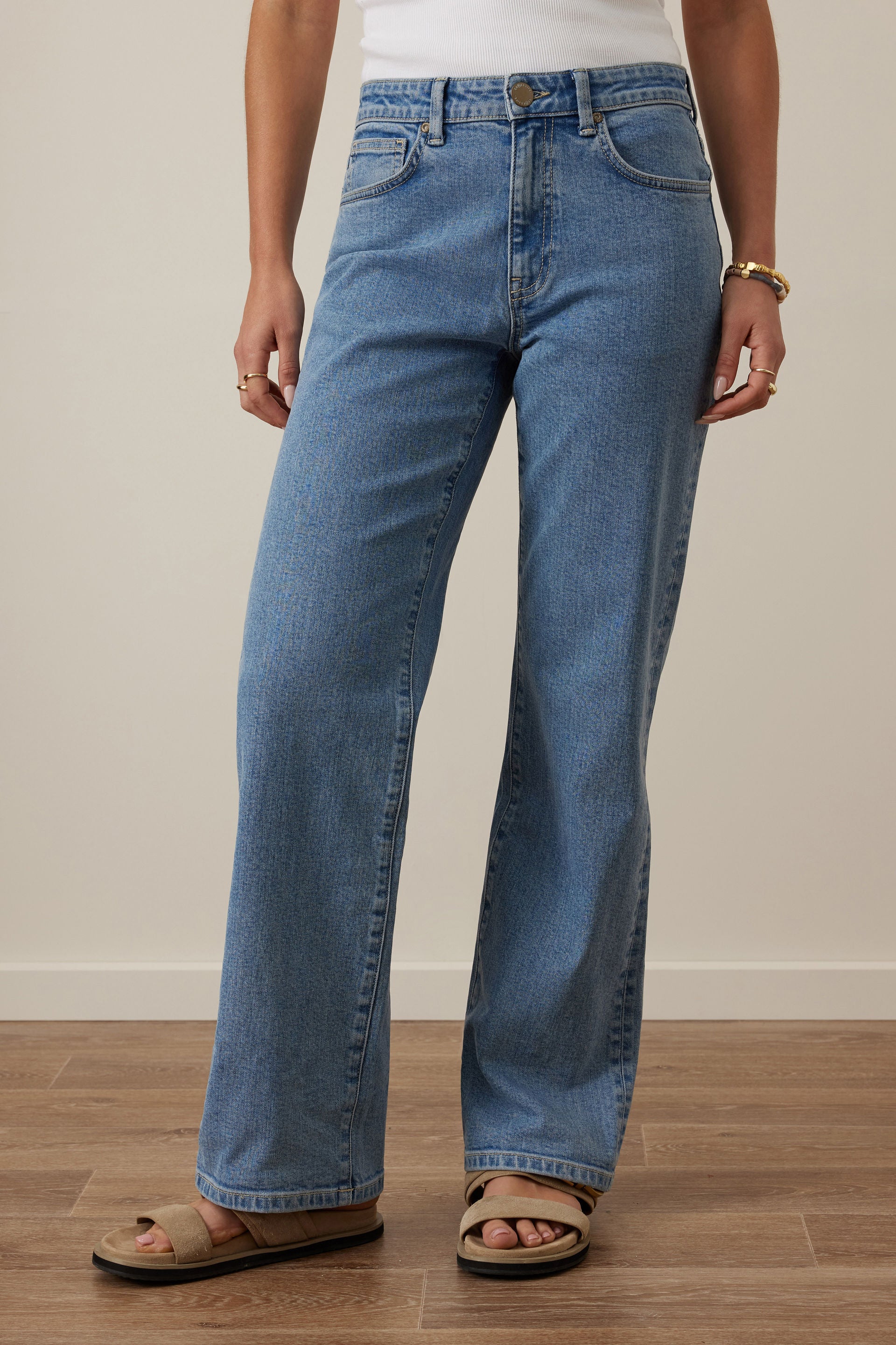 Sydney Straight Leg Jean - Vintage Blue