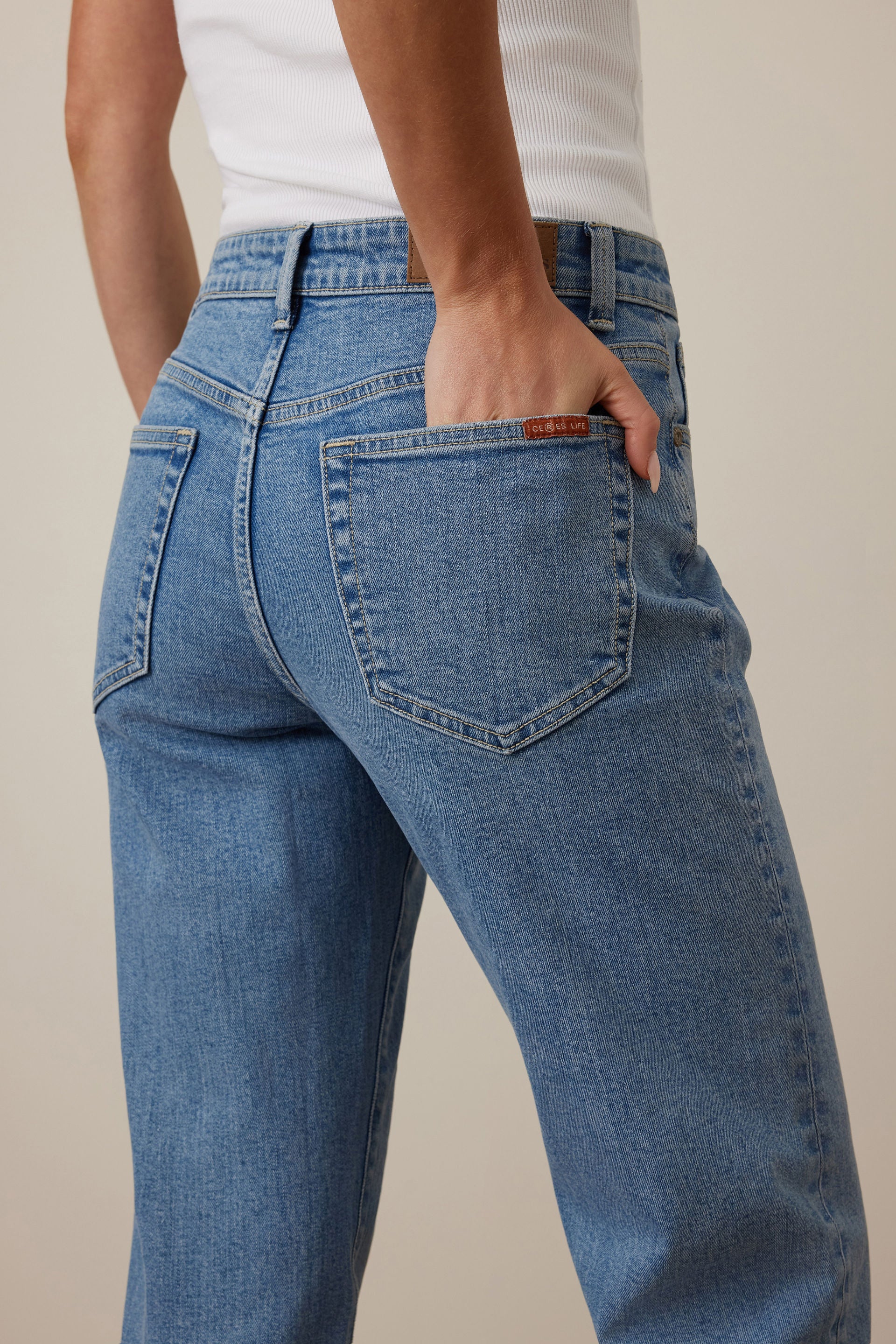 Sydney Straight Leg Jean - Vintage Blue