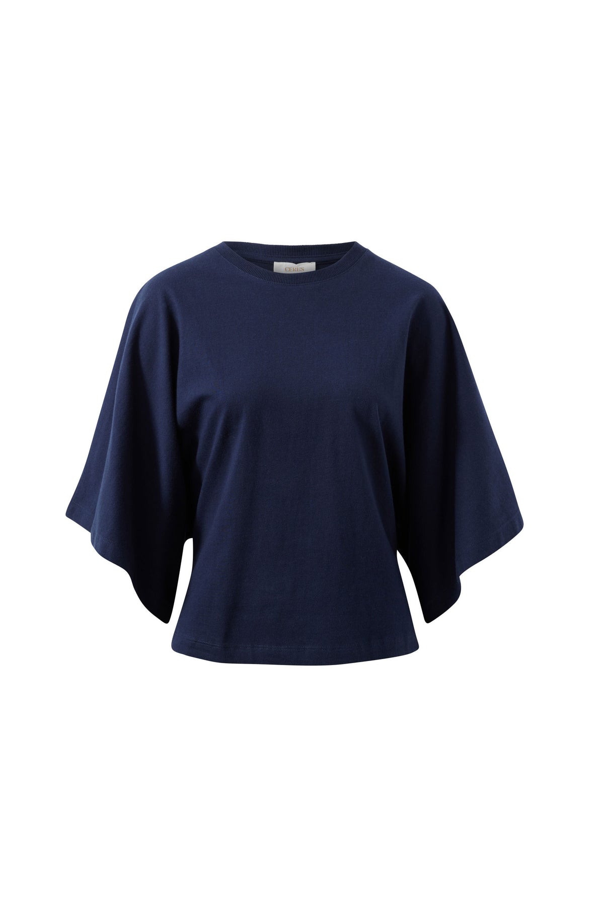 Lucy Relaxed Sleeve Tee - True Navy