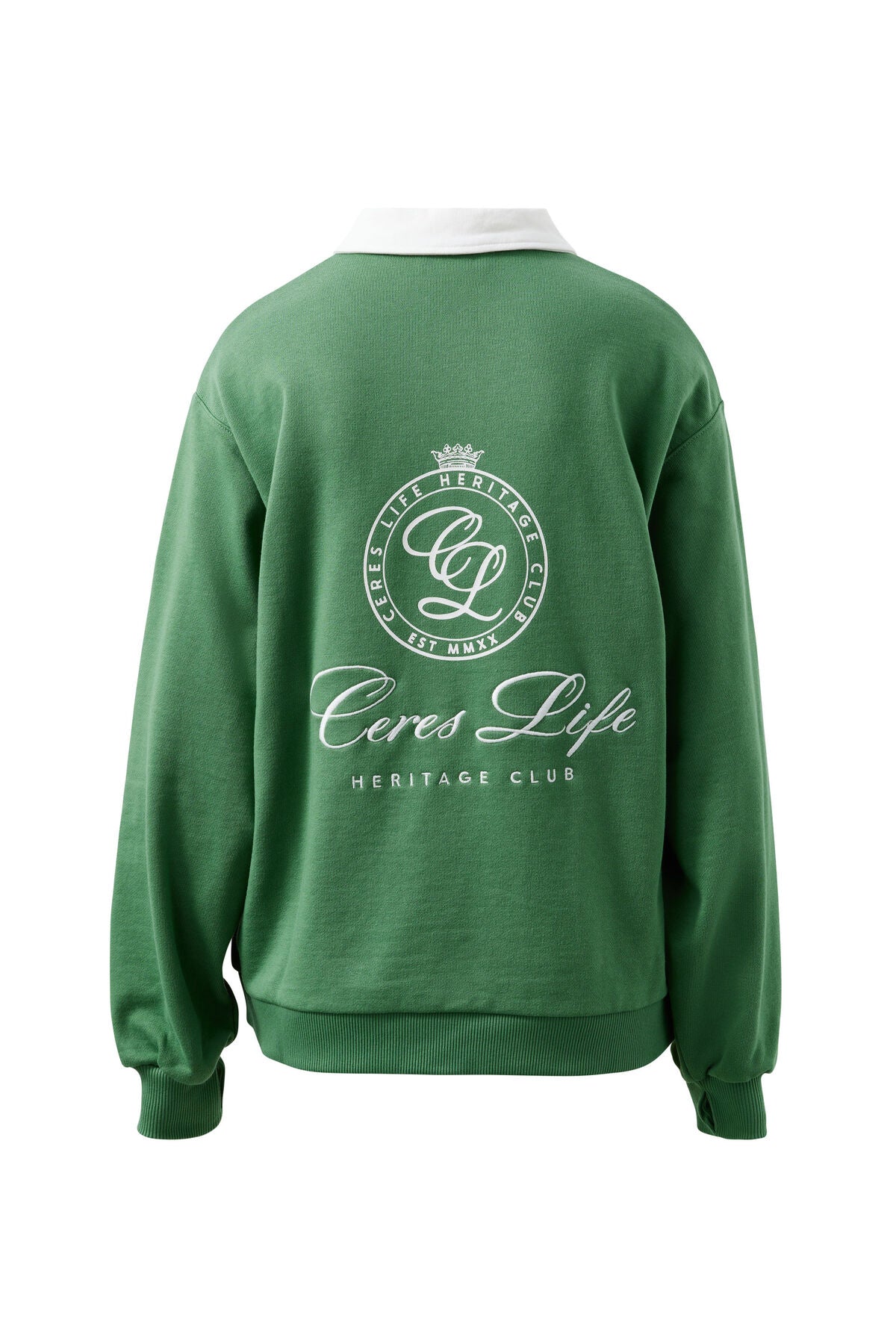 Wren Rugby Sweat - Pistachio White Club Logo