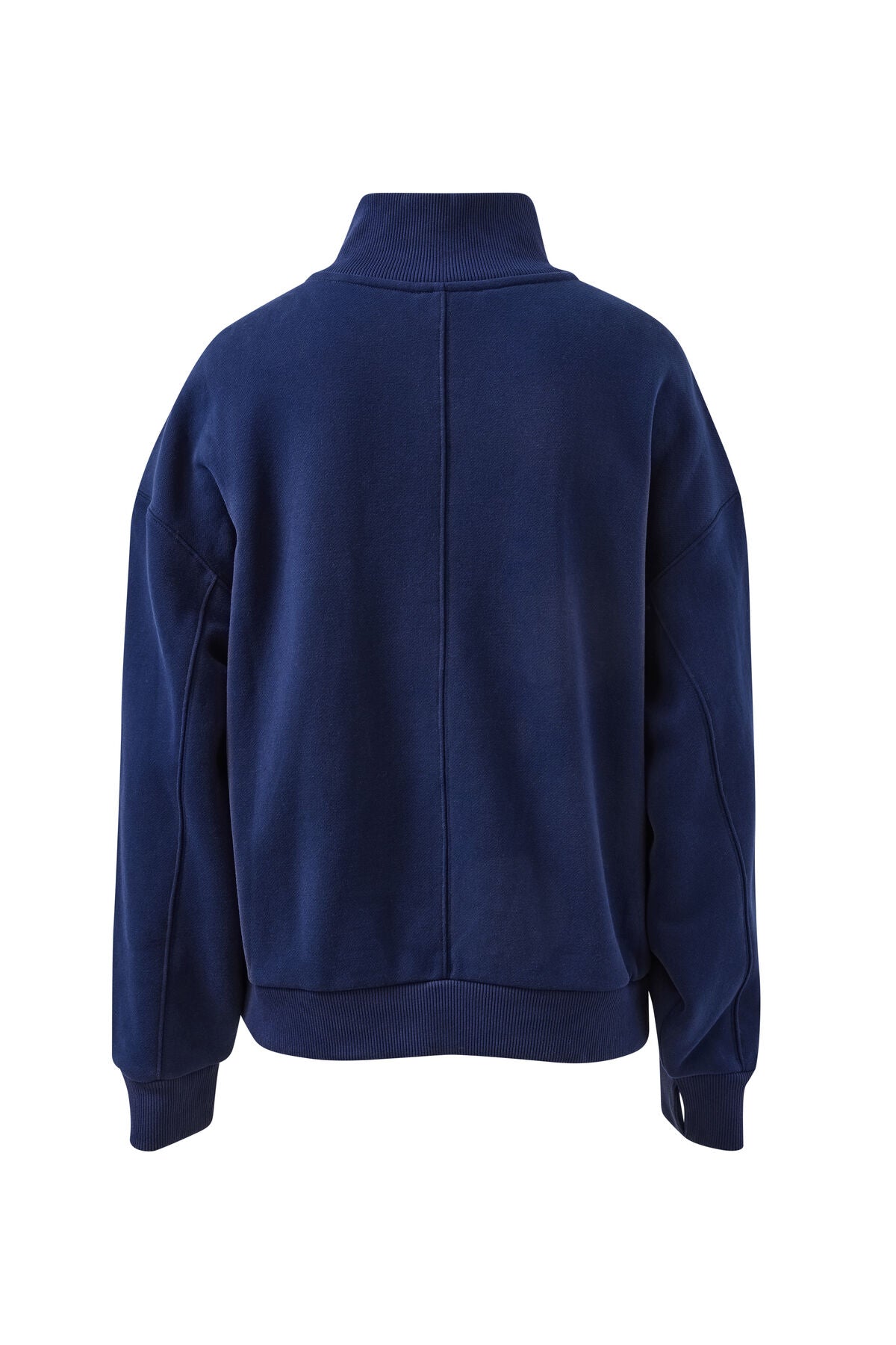 Marli Button Sweat - Heritage Navy