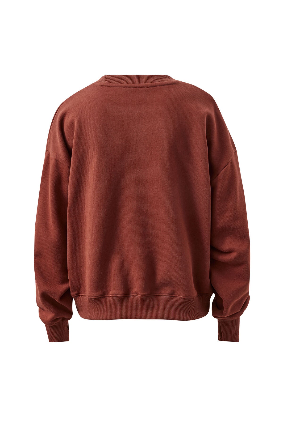 Quinn Slouchy Crew - Burnt Toffee