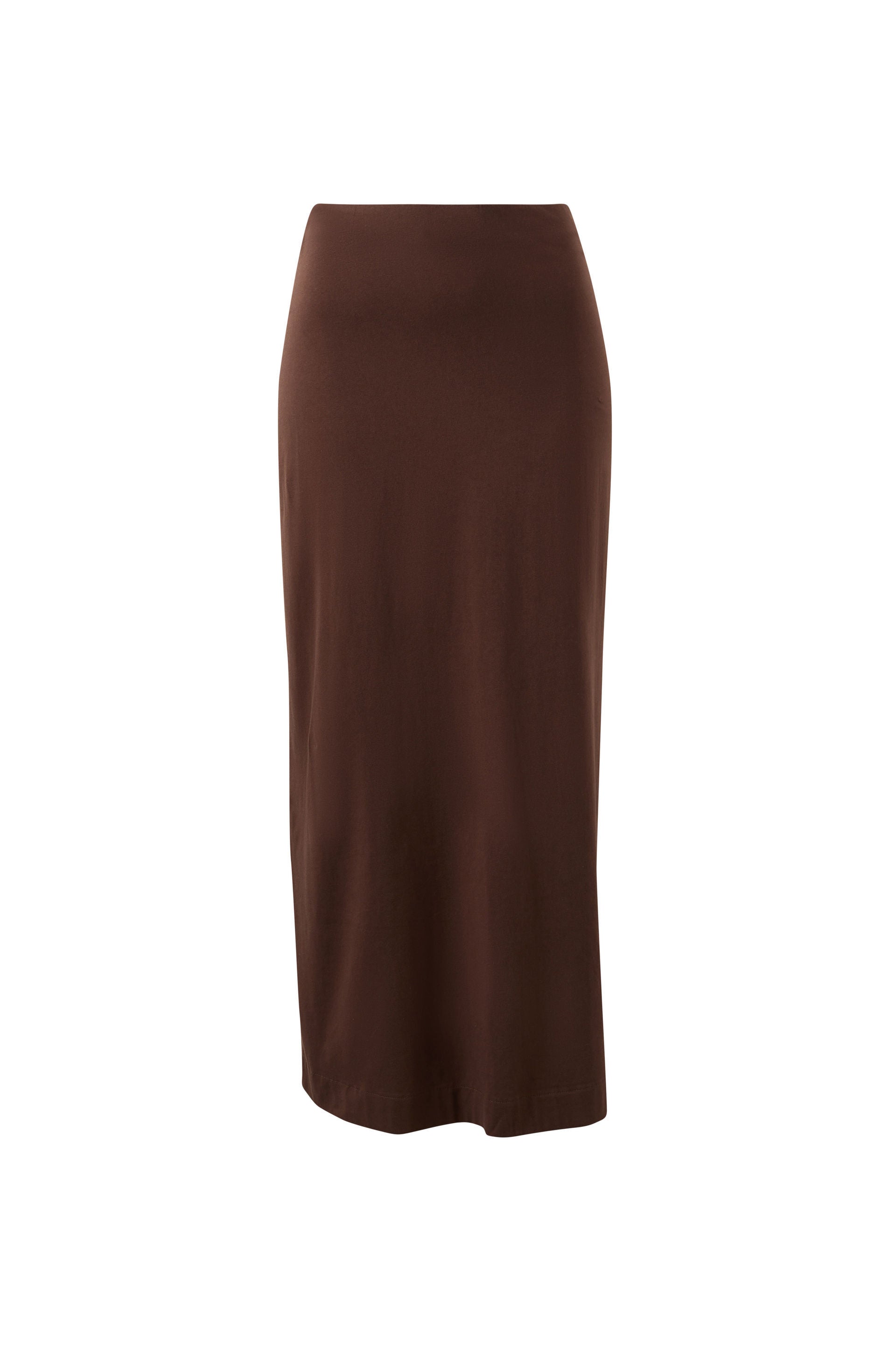 Clara Column Skirt - Chocolate