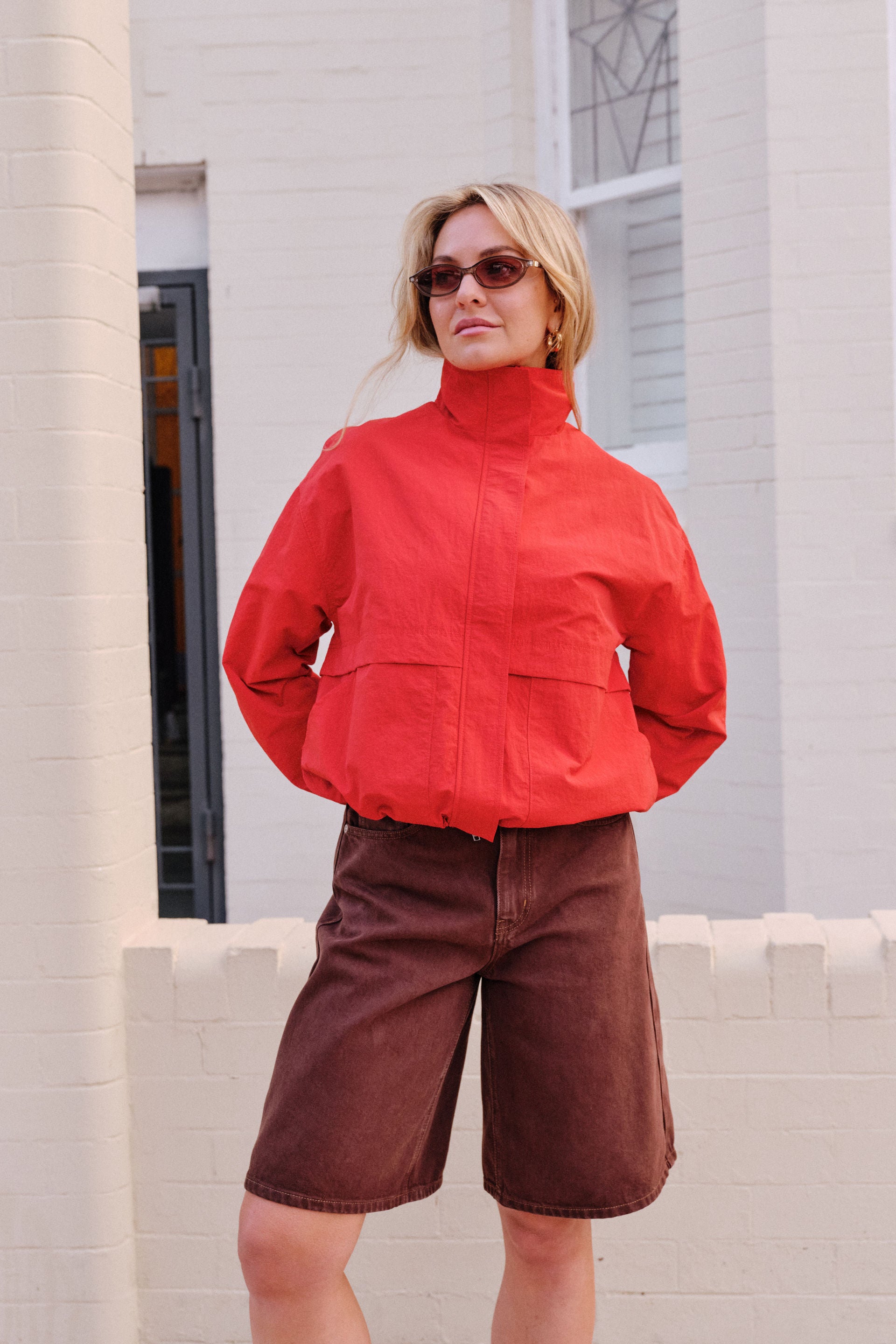 Fletcher Funnel Bomber - Pomodoro Red