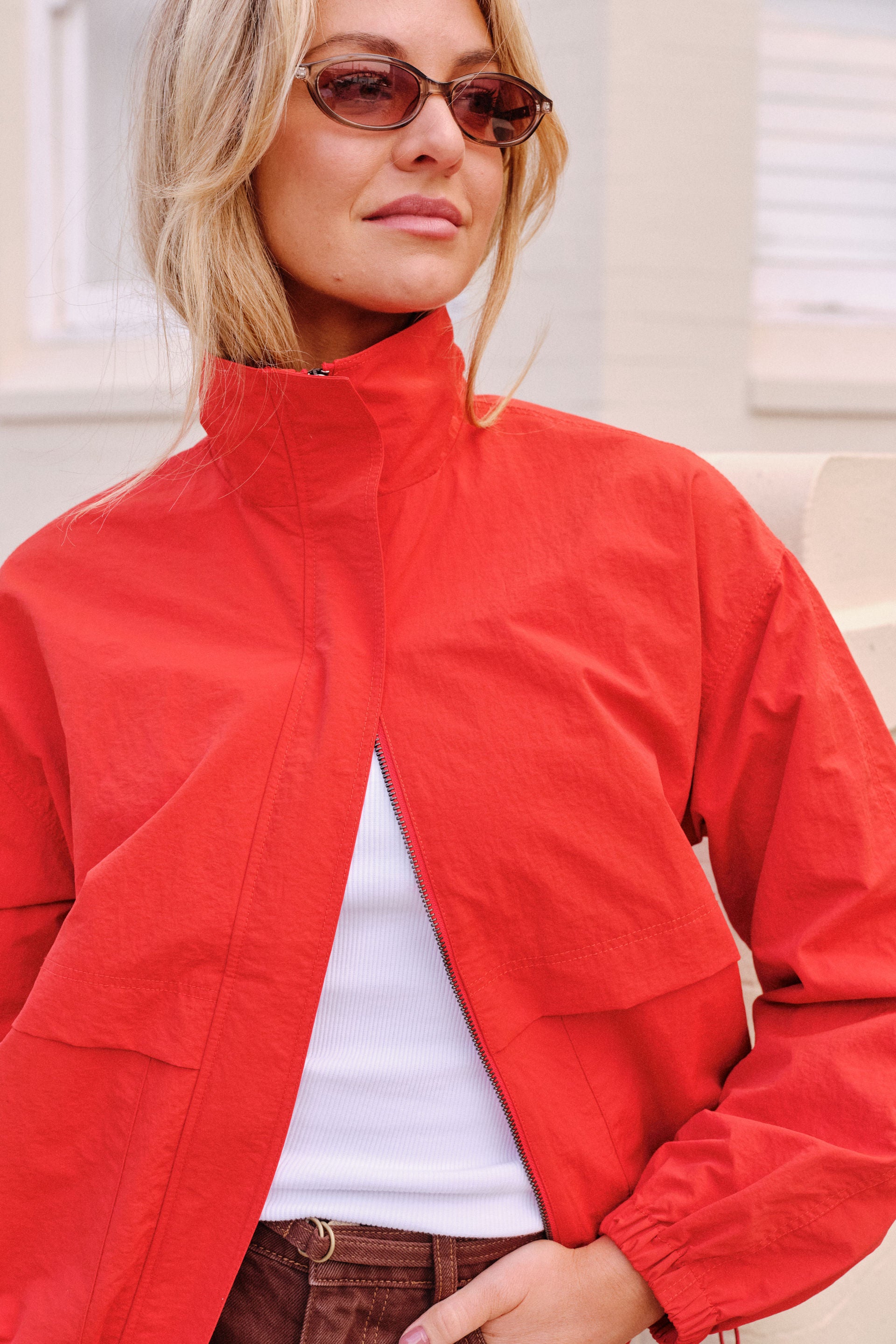 Fletcher Funnel Bomber - Pomodoro Red