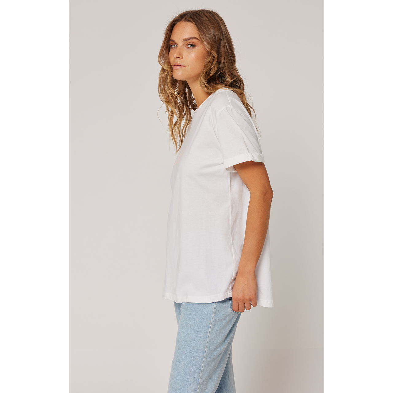 Marlo Tee - White/Taffy