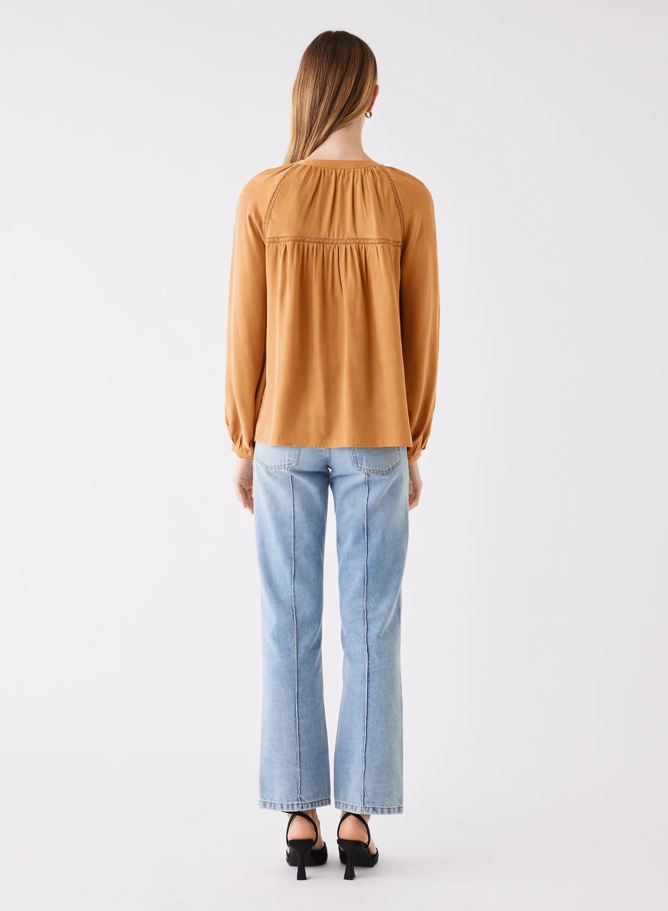 Compass Blouse - Mustard