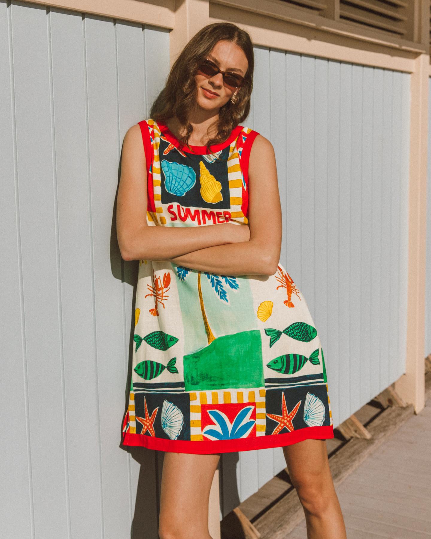 Soleil Summer Dress- Print