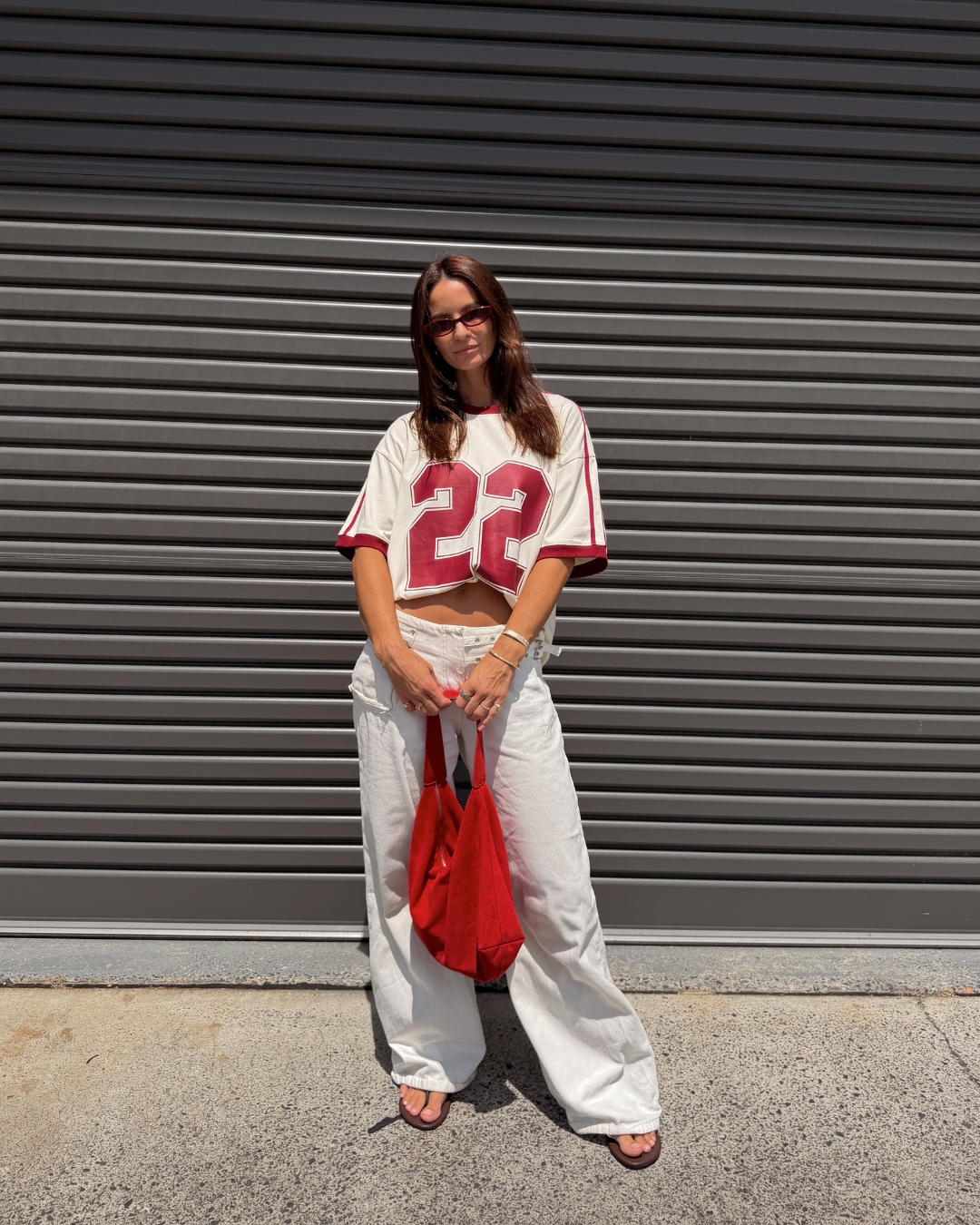 Twenty Two Tee - Cherry