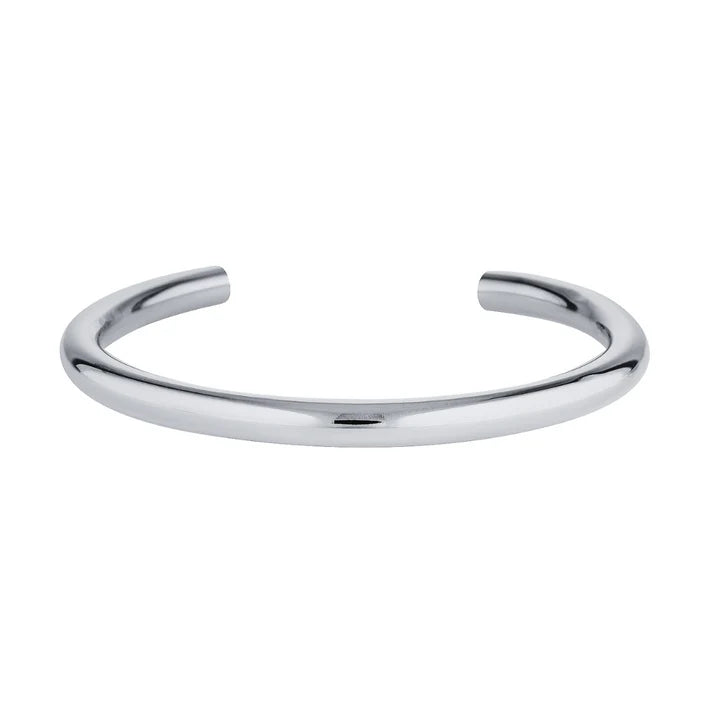 Penny Tube Cuff - Silver