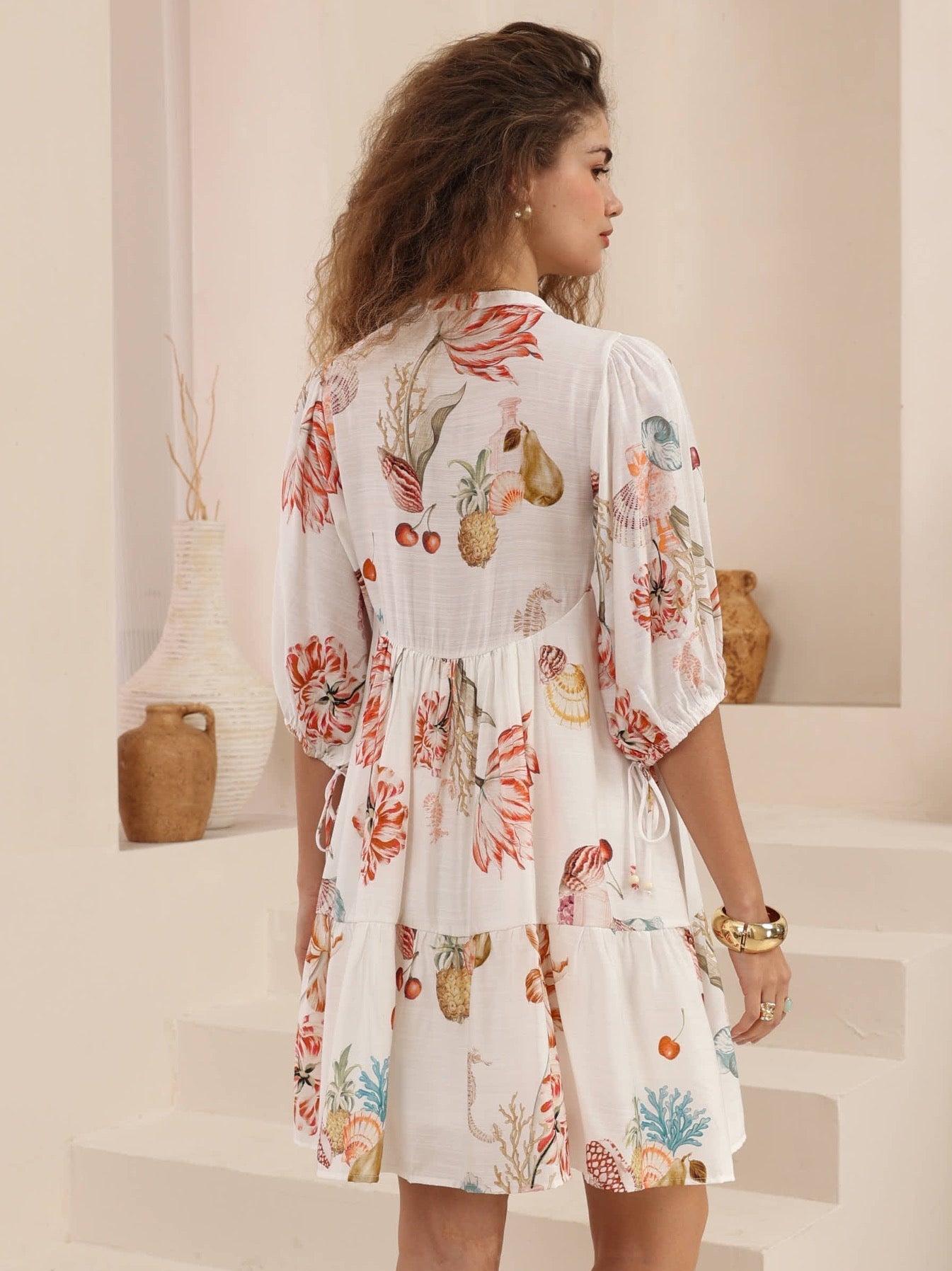 Babydoll Dress -Print