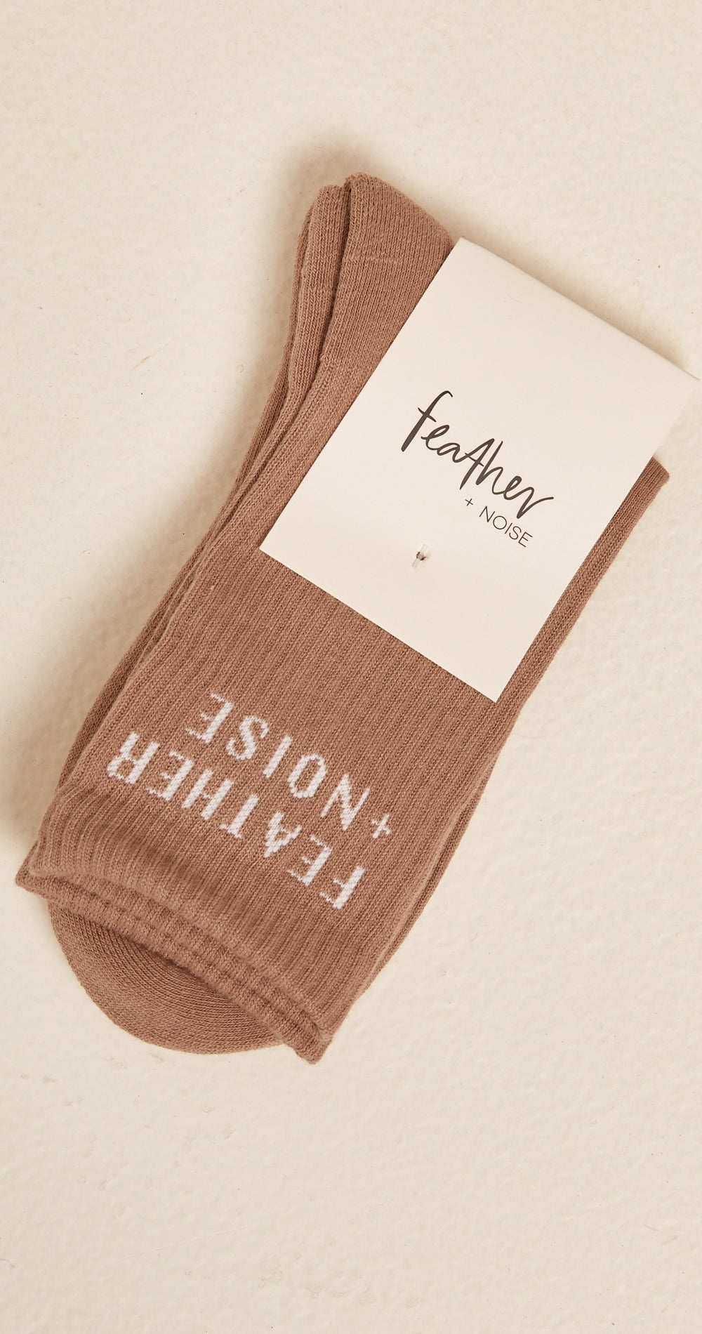 Essential Logo Socks - Latte