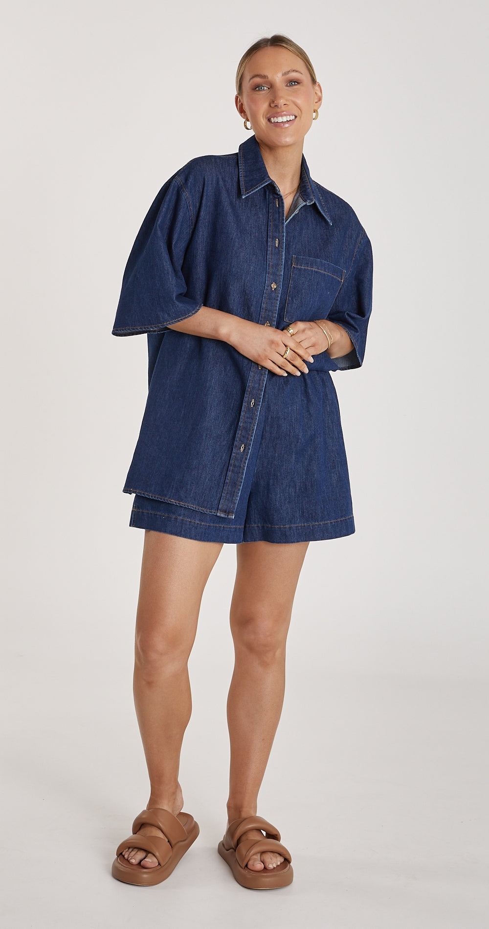 Arlo Denim Shirt - Dark Blue