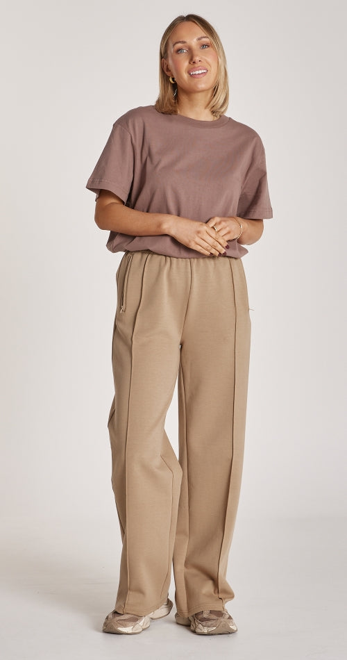 Noah Wide Leg Pant - Camel