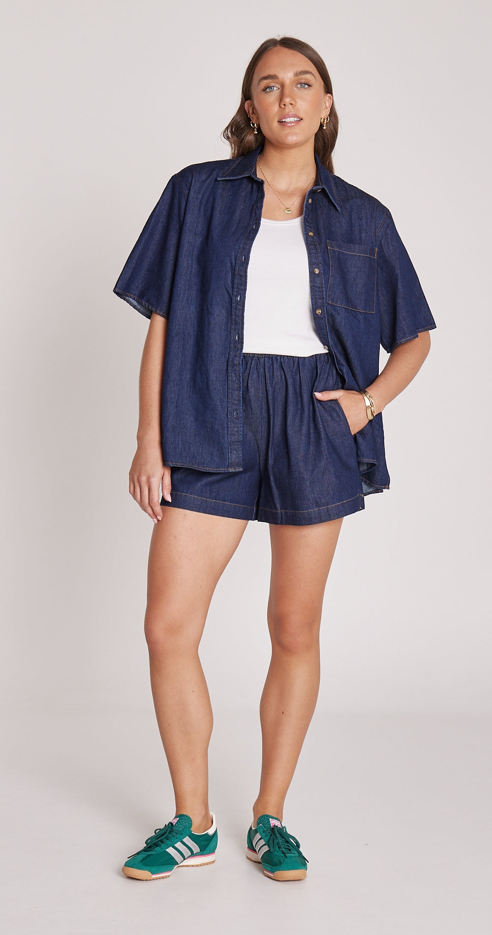 Arlo Denim Shirt - Dark Blue