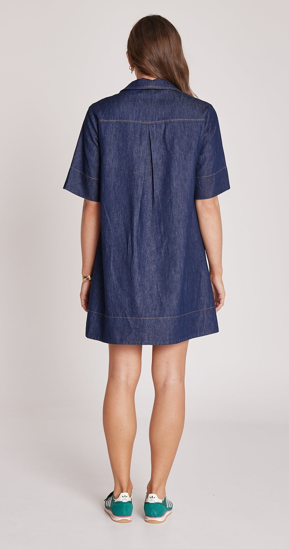 Arlo Denim Dress - Dark Blue