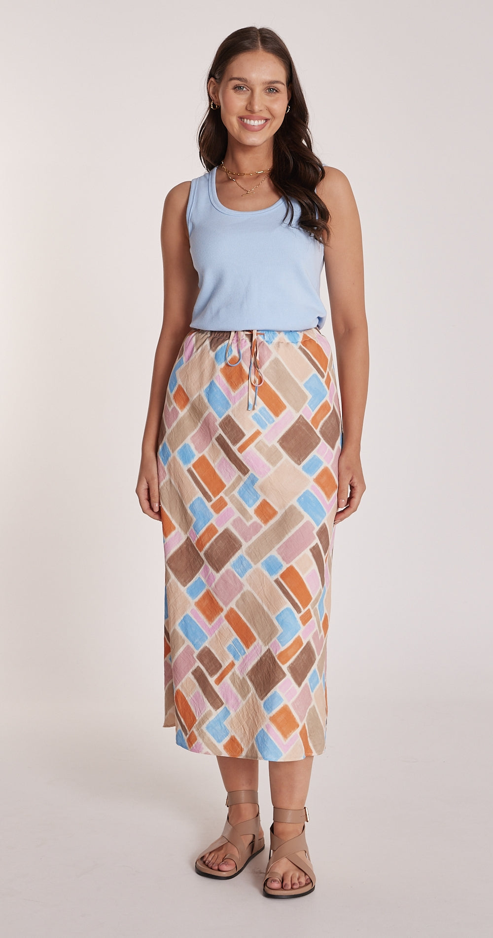 Amy Skirt - Mosaic Print