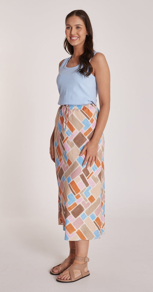 Amy Skirt - Mosaic Print