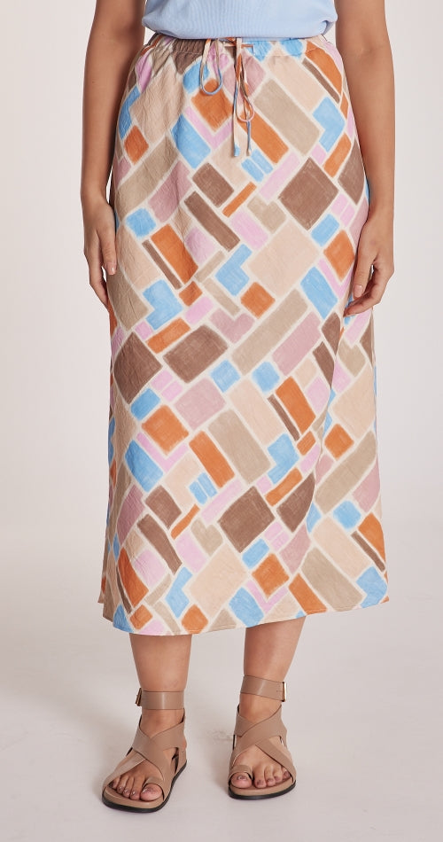 Amy Skirt - Mosaic Print