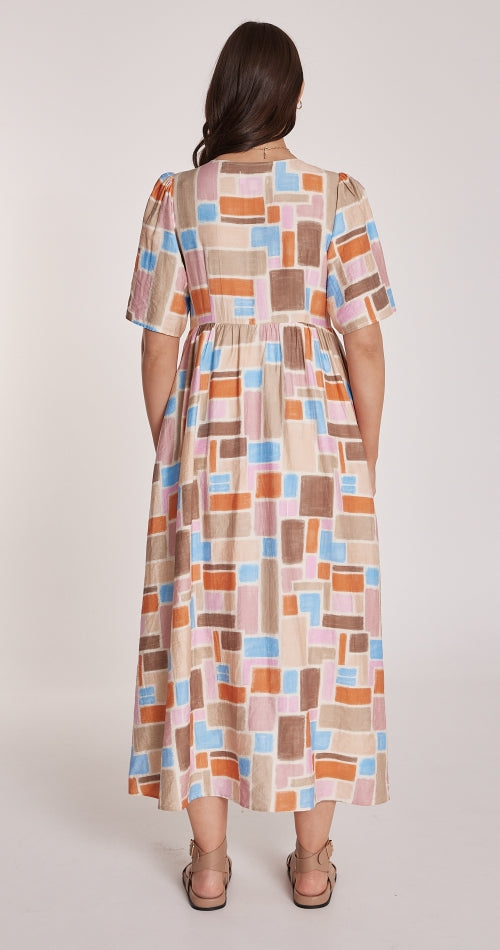 Amy Dress - Mosaic Print