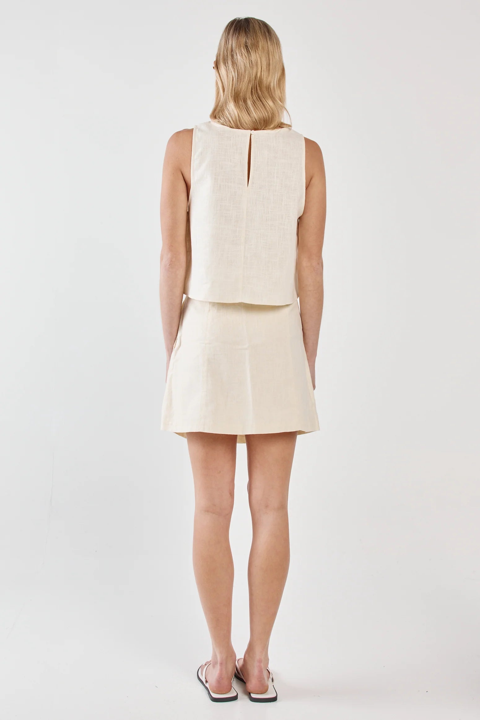 Vienne Skirt -Butter Yellow